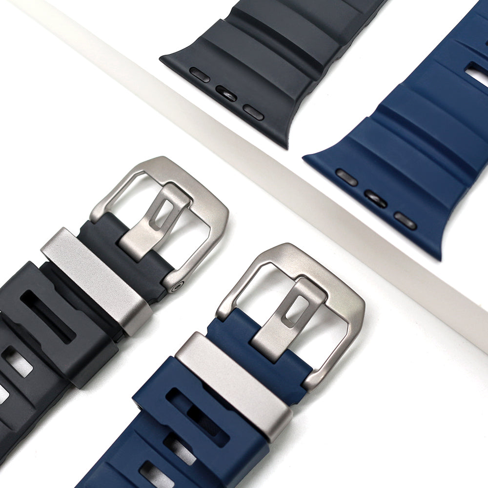 Rugged FKM rubber strap