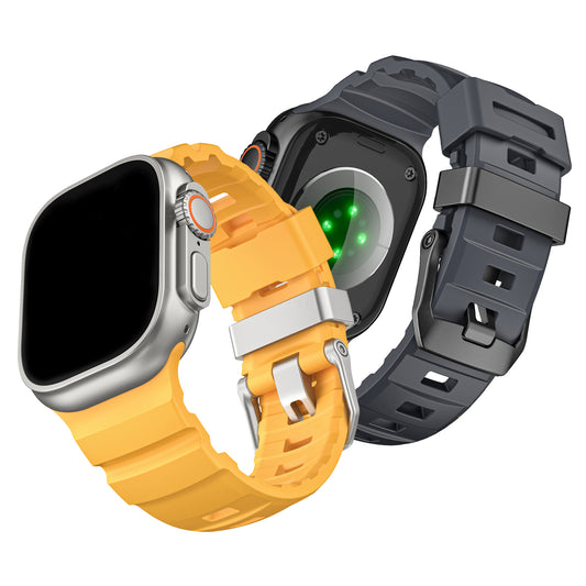 Rugged FKM rubber strap